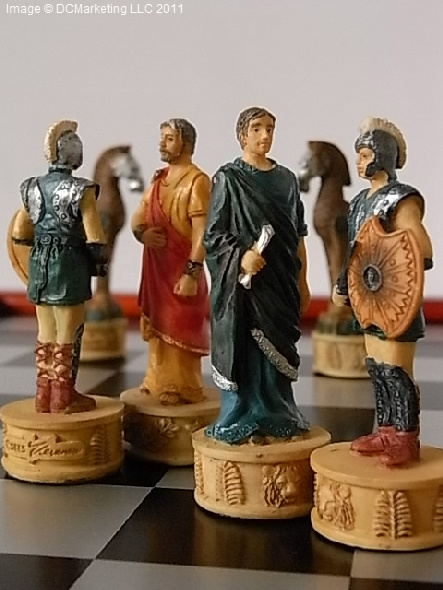 Trojan War Themed Chess Set